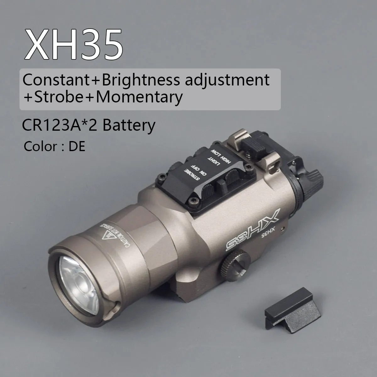 SBGJMY X300 XH35 Torcia Flash Tattica A 800 Lumen, 3 Modalità Di