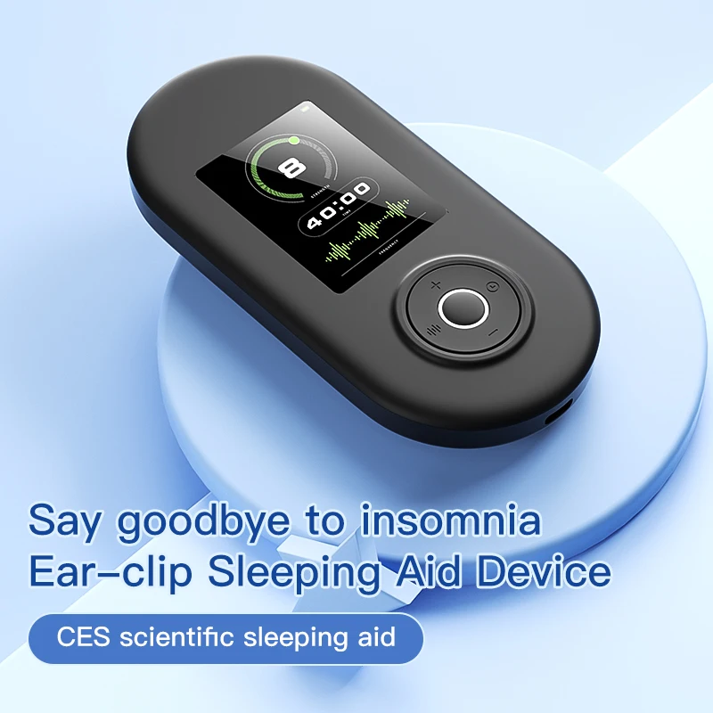 CES Therapy Sleep Aid Device Relieve Insomnia Instrument Fast Sleep Anxiety Helper Migraine Hypnosis Head Pressure Pain Relief