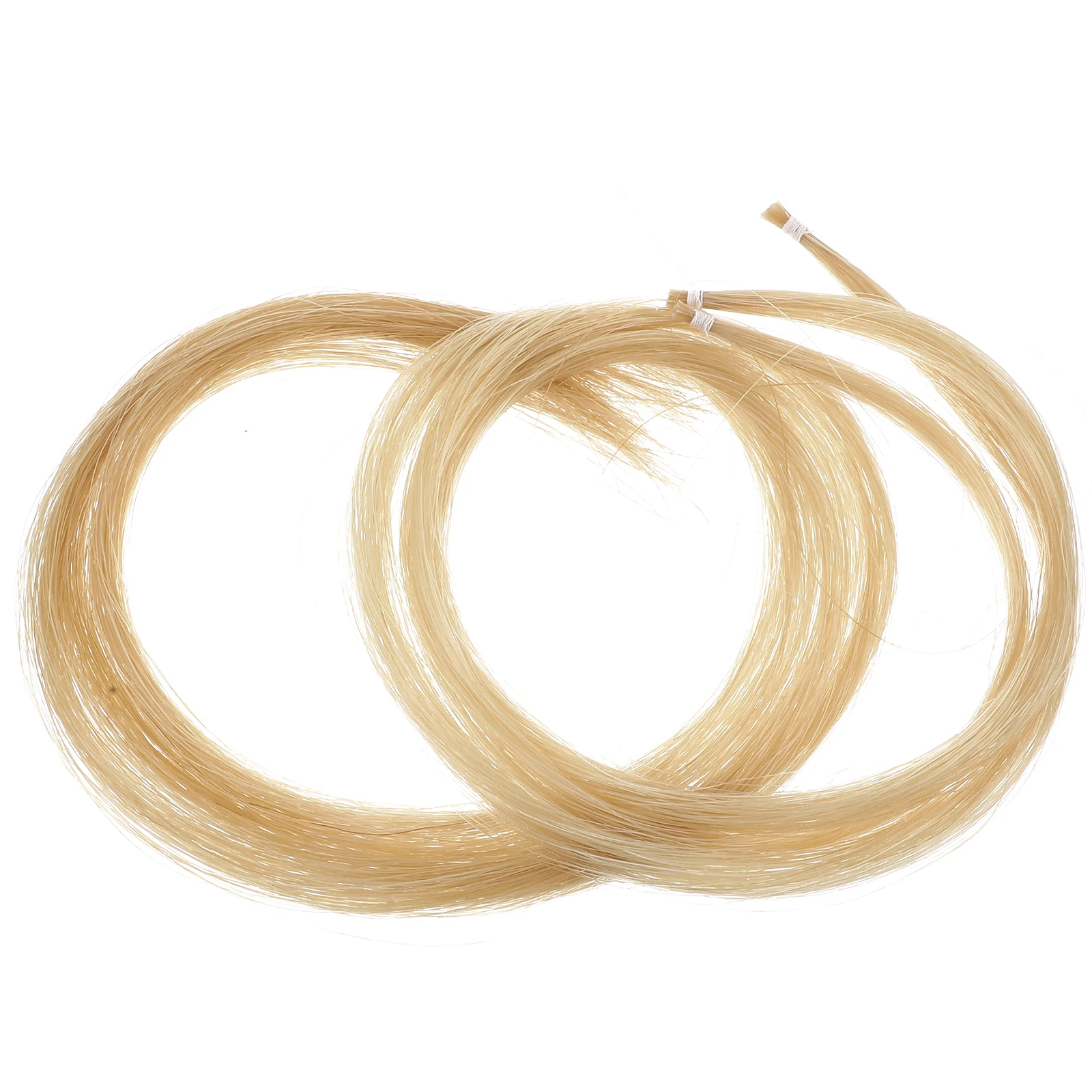 

3pcs 3 Hanks Violin Hair Mongolian Tail Parts Accessories Replacement for Bows Student Practice Durable Fits Needs
