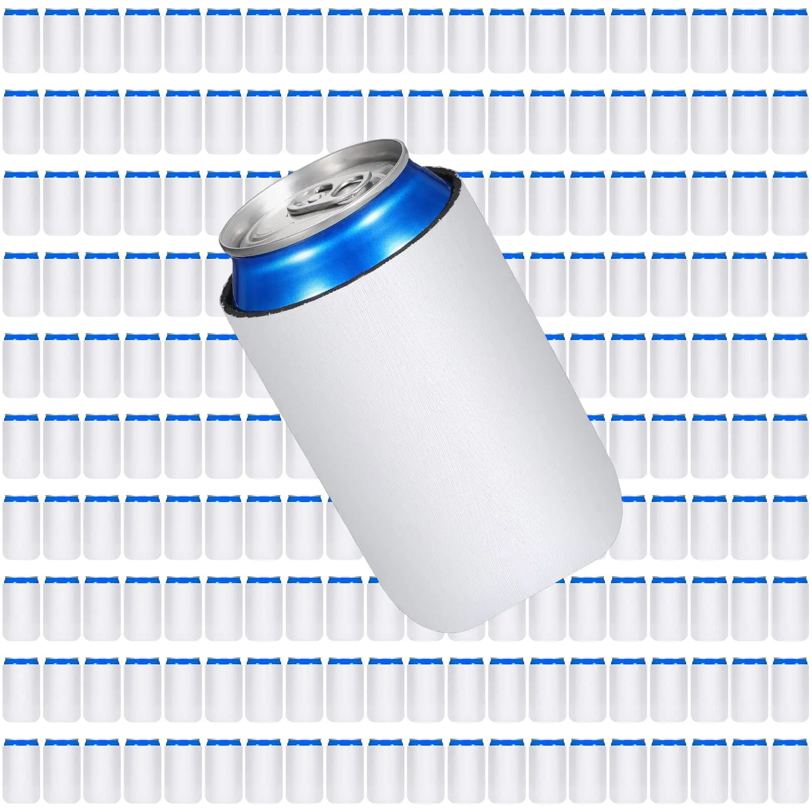 

10PCS Sublimation Blank Can Coolers Insulated Neoprene Beer Can Cooler Sleeves Plain Can Cooler Cover Soda Drink Water Bottle