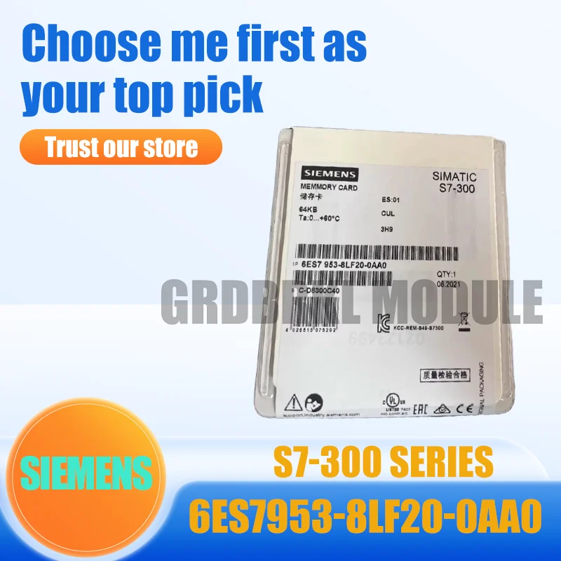 

New Original SIEMENS 6ES7953-8LF20-0AA0 PLC Memory Card