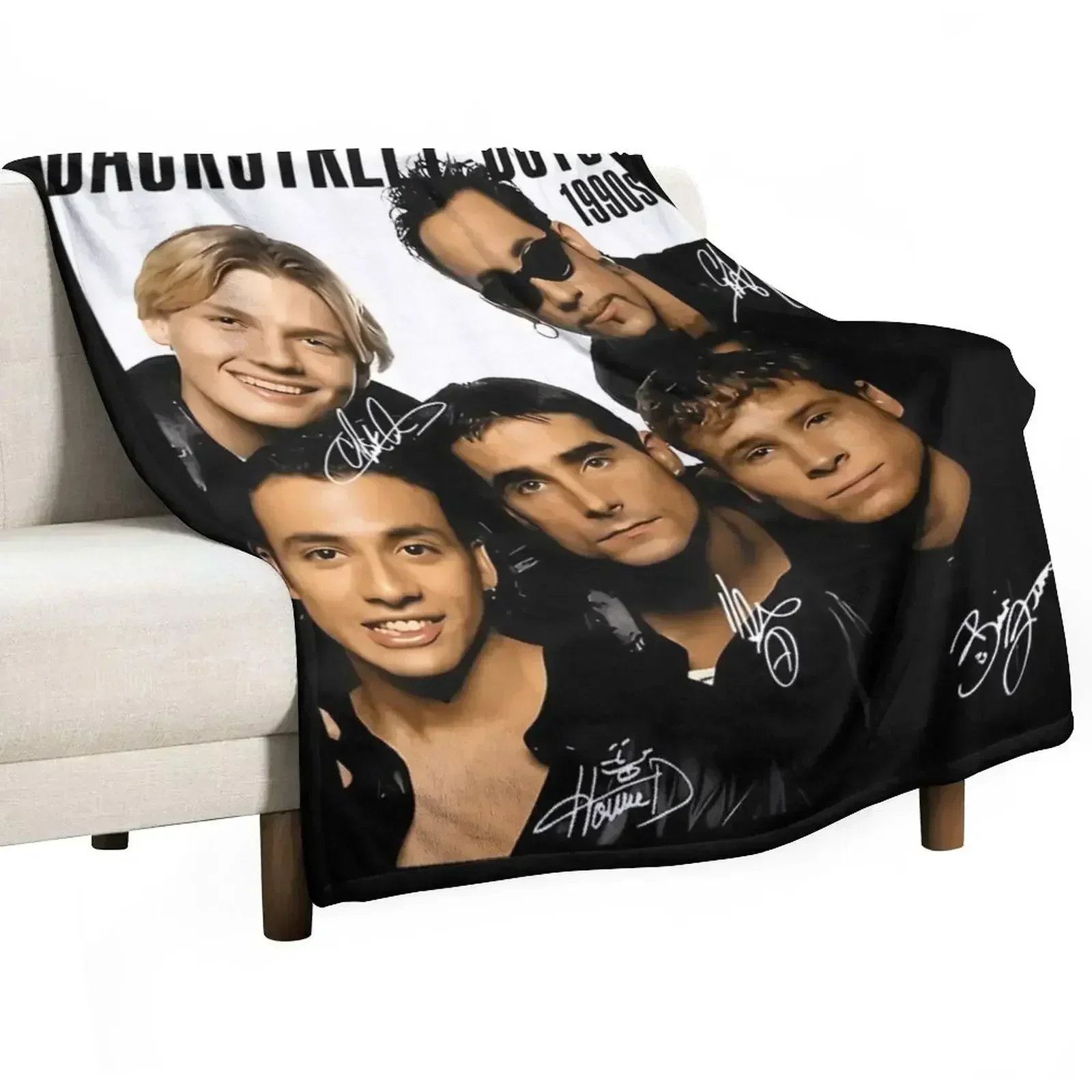 

BSB Backstreet Boys Throw Blanket Luxurious Soft Fuzzy Blanket for Sofa Bed