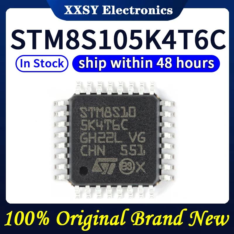 STM8S105C6T6 STM8S105K4T6C STM8S105K6T6C STM8S105S4T6C STM8S105S6T6C STM8S105C4T6 متوفر 100% أصلي وجديد