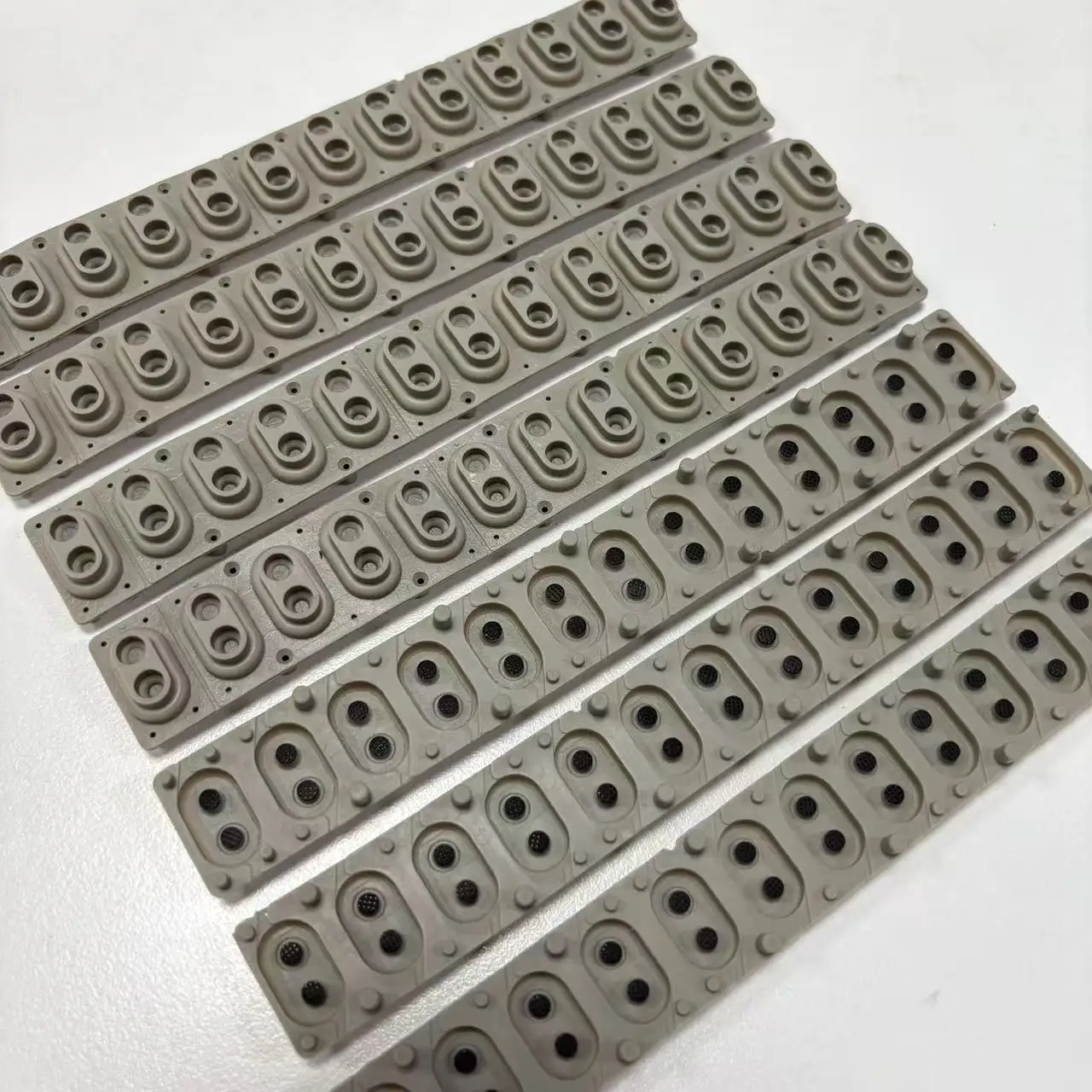7PCS Rubber Strips For Roland EP9 JV JX JW50 VA7 A37 AX7 EP G70 D50 S-50 D10 D20 E-86 AX1 AX7 Korg SD1 X5 X5D N264 IS40 IS50 - 3