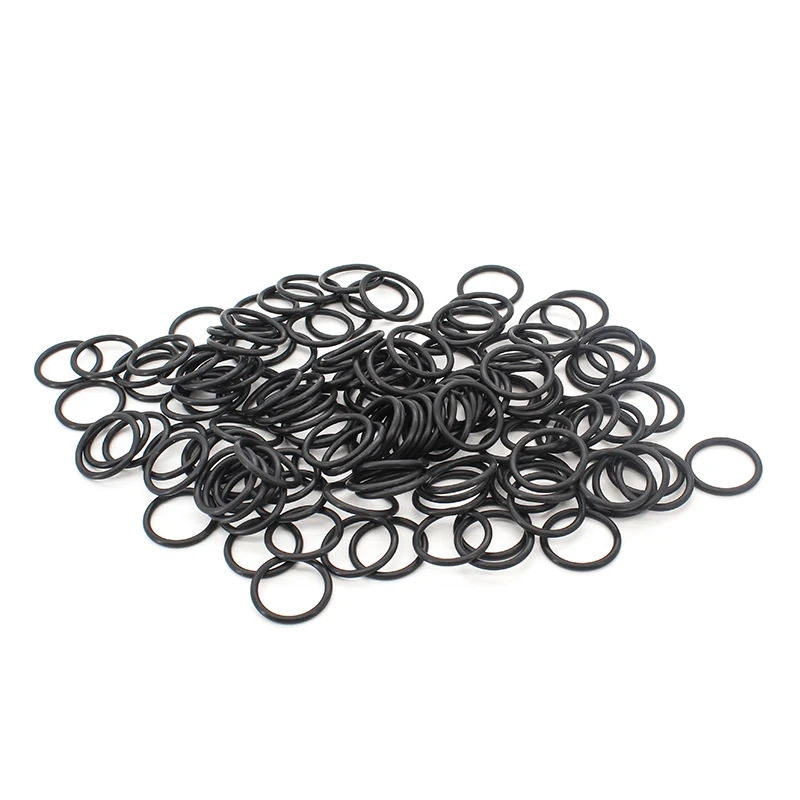 CS1.2mm Black FKM Fluorine Rubber O-rings Seals Gasket Washer temperature resistant wear-resistant corrosion-resistant ring