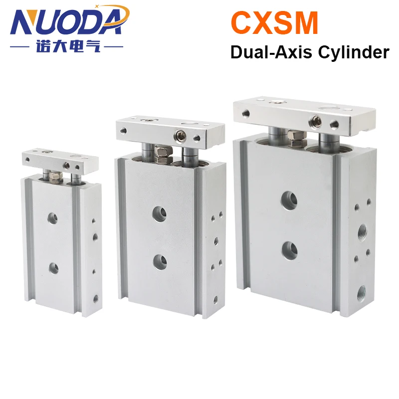 CXSM Dual Rod Cylinder Air Pneumatic Cylinder CXSM6 CXSM10 CXSM15 CXSM20 CXSM25 CXSM32 Double Axis Dual Rod Cylinder 10 15 20 25