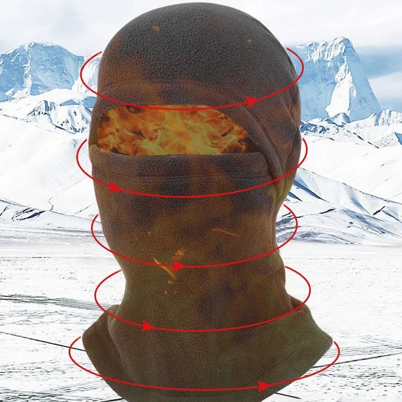 1PC Multifunctional Face Mask Windproof Skiiing Hat Winter Riding Sports Headgear Warm Keeping Polar Fleece