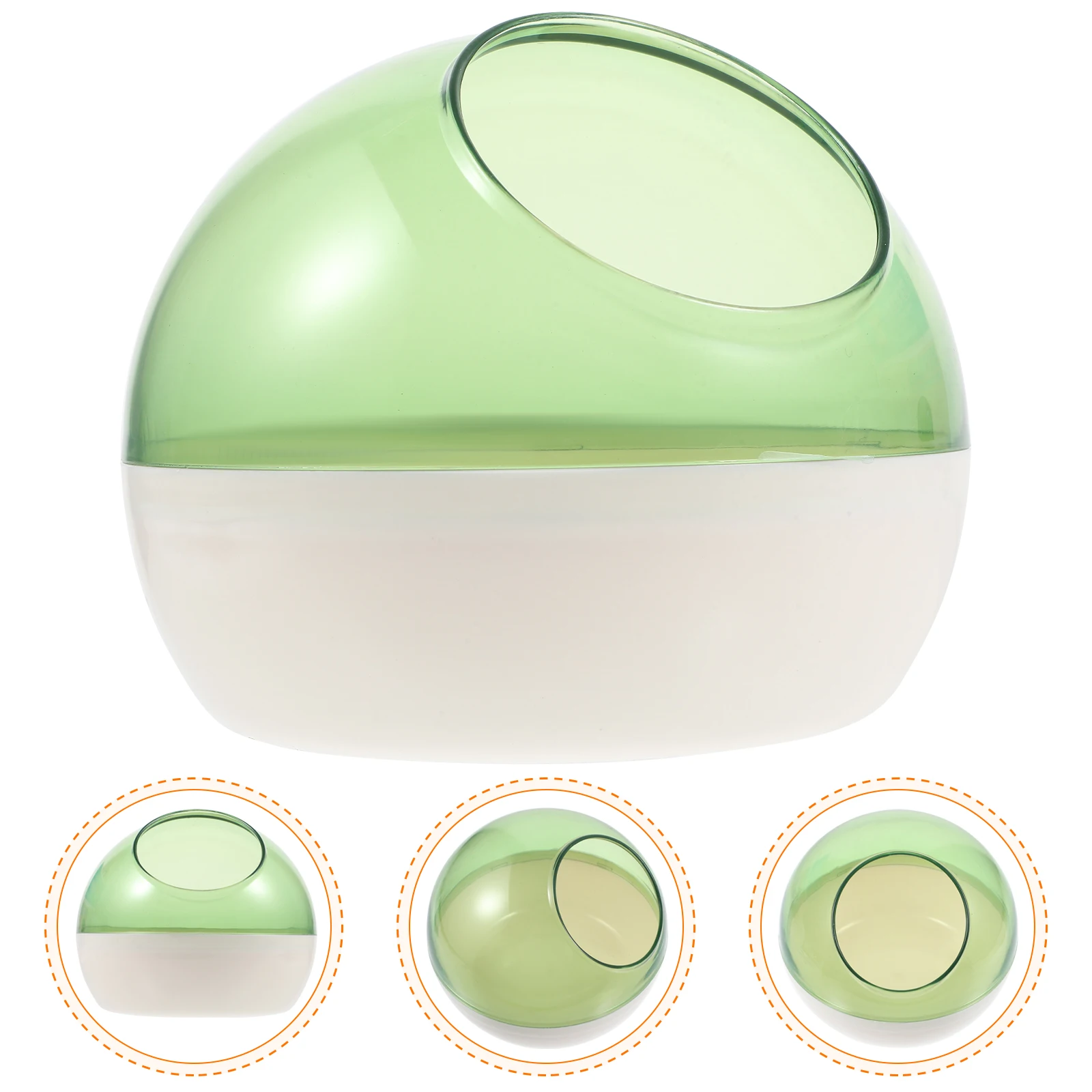 

Sand Bath Box Durable Pet Bathtub Smooth Edges Easy Clean For Guinea Pig Chinchilla Gerbil Hamster Cage Accessory Hamster Toilet