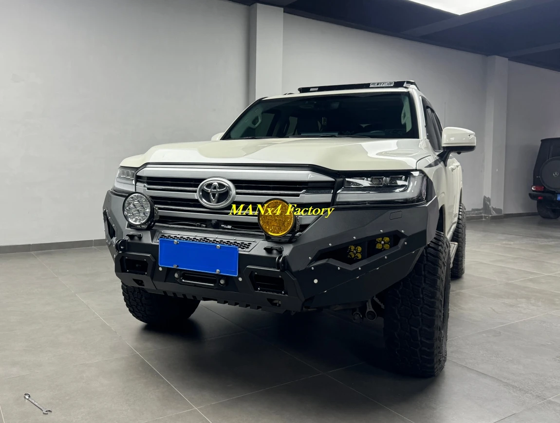 المصد الأمامي الفولاذي A-OK Hilux Bull Bar لسيارة Land Cruiser LC300 #5