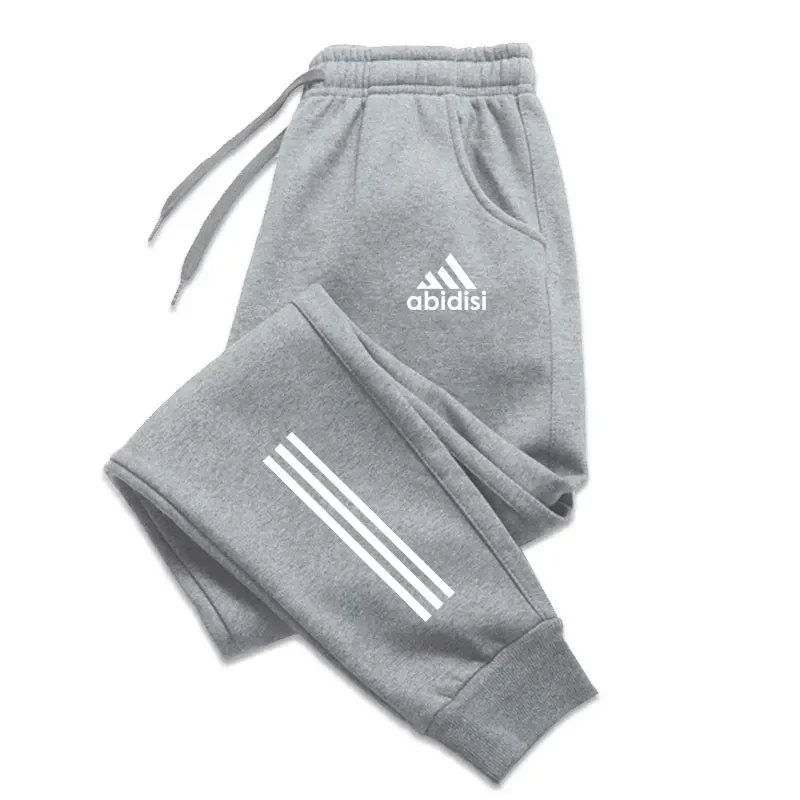 แฟชั่นแบรนด์เสื้อผ้าผู้ชายกางเกง Drawstring Casual กางเกง Sweatpants ฤดูใบไม้ร่วงและฤดูหนาววิ่งกางเกงกีฬา