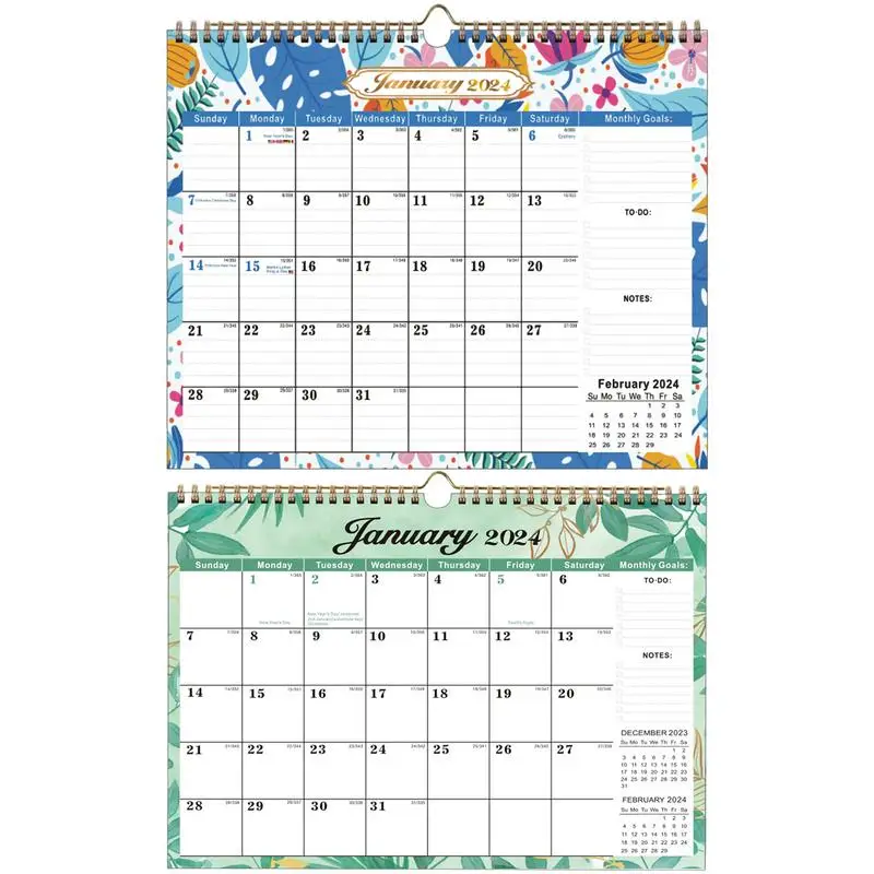 

Calendar 2024 Wall Jan To Dec 2024 Monthly Calendar Planner 12 Monthly Calendar Thick Paper Annual Yearly Planner 12x17 Inch