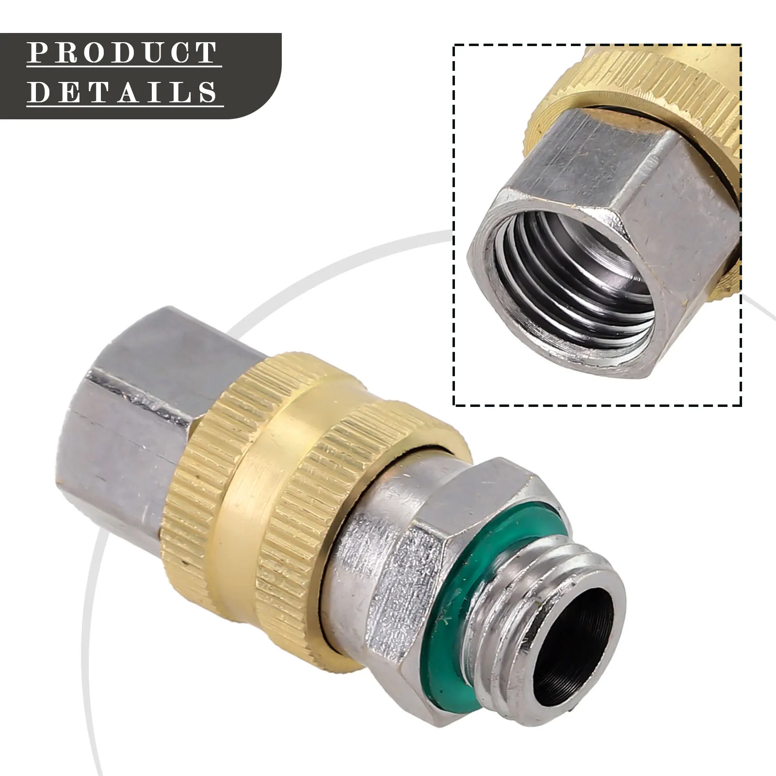 Copper Quick Connector for Agricultural Dosing Plunger Pump High Pressure Hose Outlet Pipe Sprayer Dosing Machine Connector