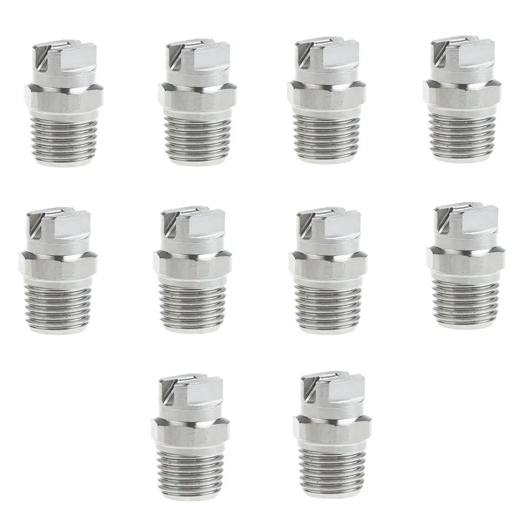 

Насадка для очистителя высокого давления из нержавеющей стали SS6503, веерный распылитель для портативных водоструйных аппаратов и машин для чистки