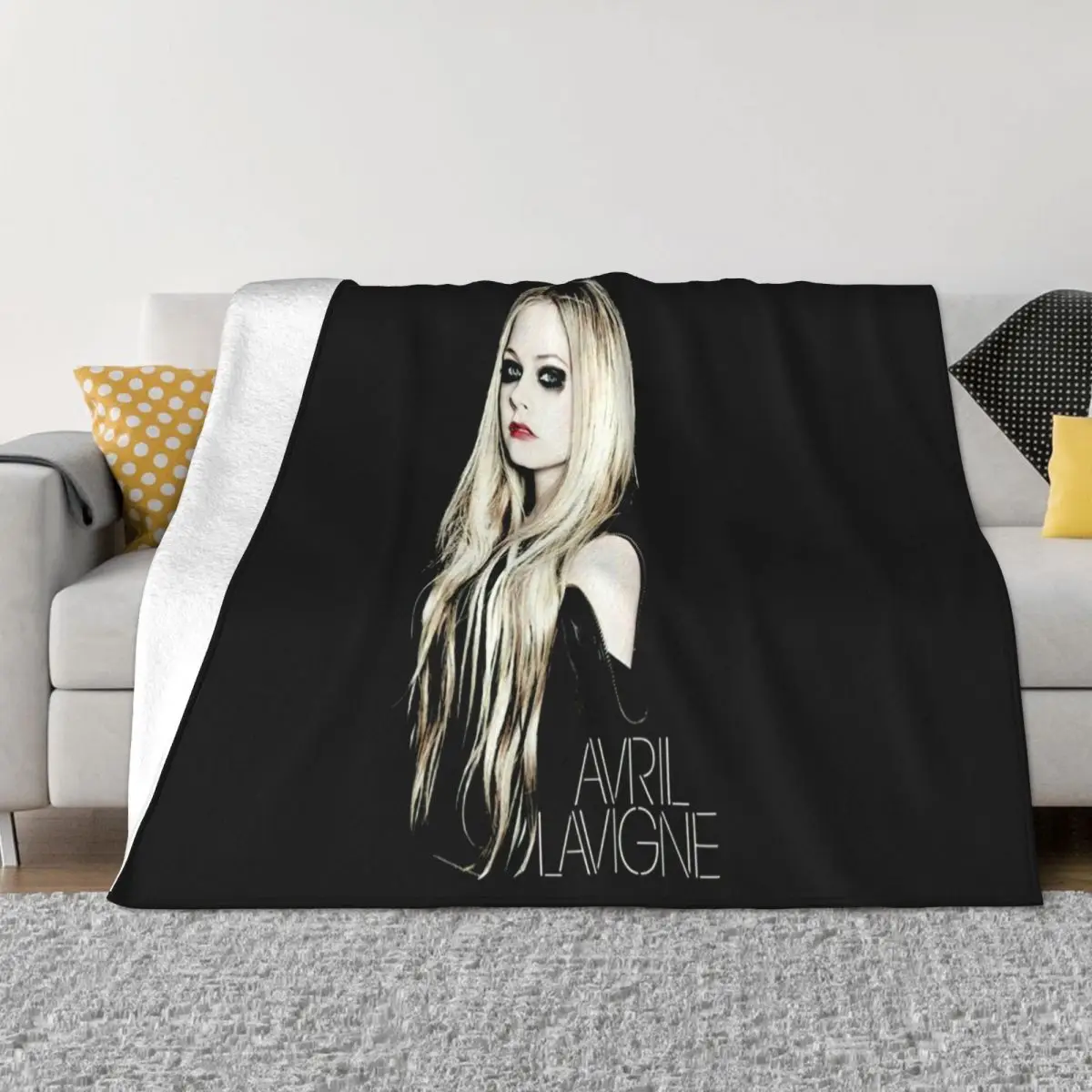 Avril Lavigne Denver Best Songs Black S 234Xl Unisex Zm083 Man Stylish Music New Trend Throw Blanket