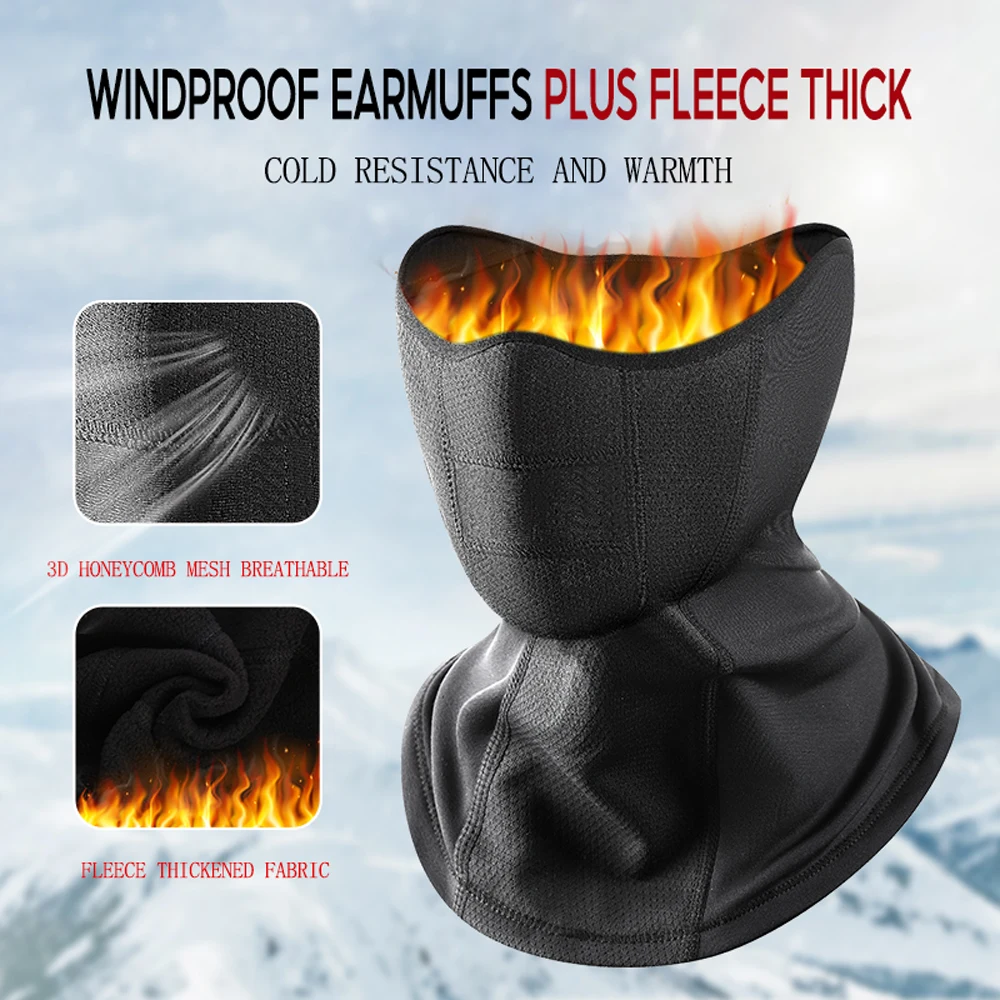 New Fleece Warm antivento mask protezione per le orecchie copricapo sciarpa per il collo a prova di freddo outdoor ski neck cover ciclismo