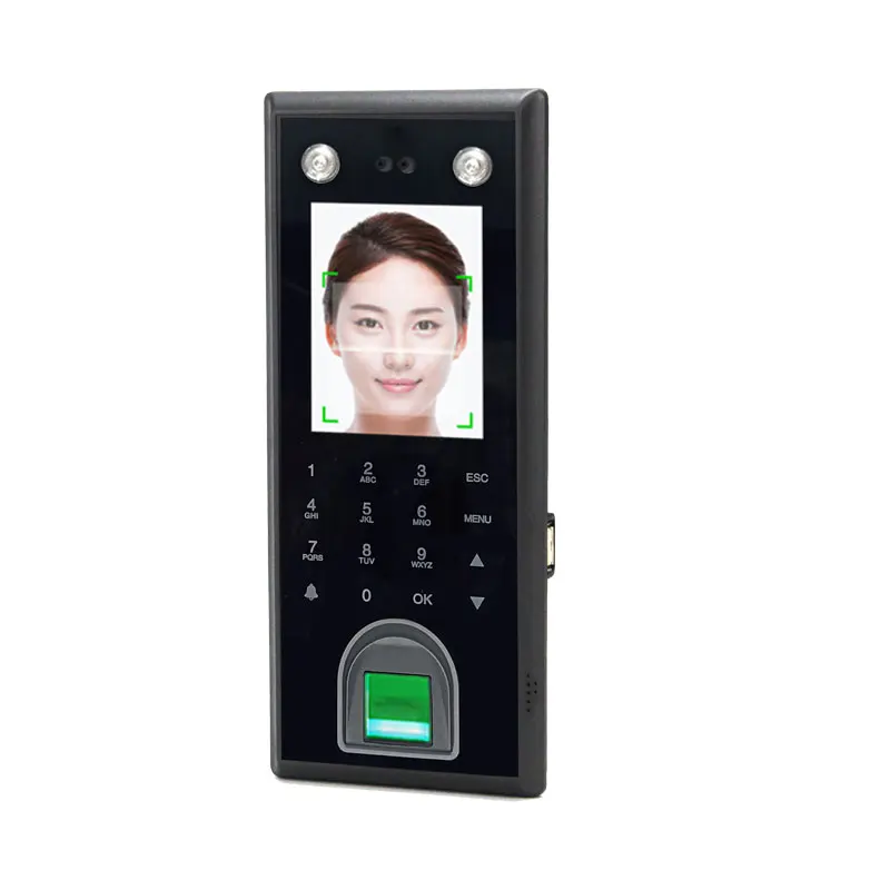 Dual HD Face Recognition Door Lock Biometric System TCP/IP Access Recorder For Office Employee Equipment