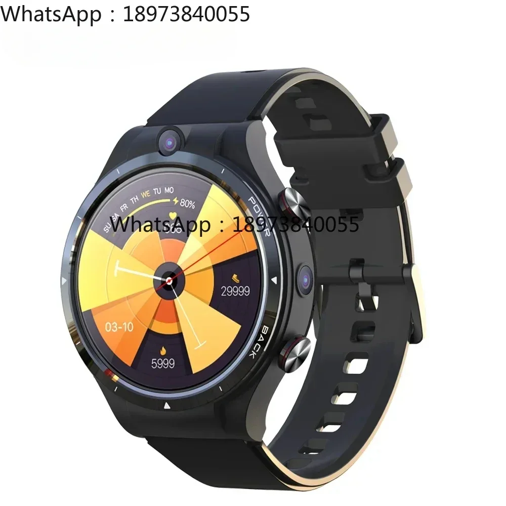 LEMFO LEM15 Smart Watch 4G Android 10.7 128GB ROM 900mAh Power Bank Dual Cameras Smartwatch Men GPS 1.6 Inch