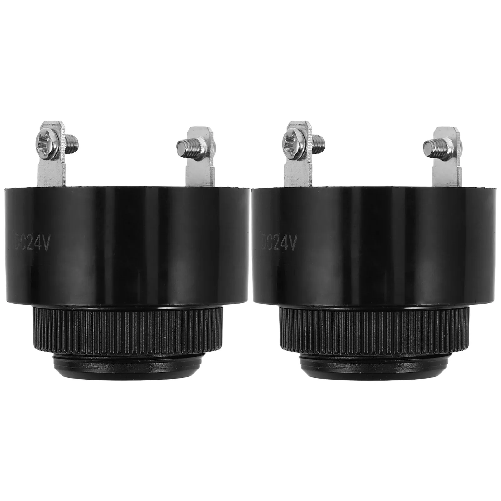 2Pcs Continuous Piezoelectric Buzzer Electronic Alarm 12V 24V Sfm380 Industrial Warning Signaling Panel Control Automation