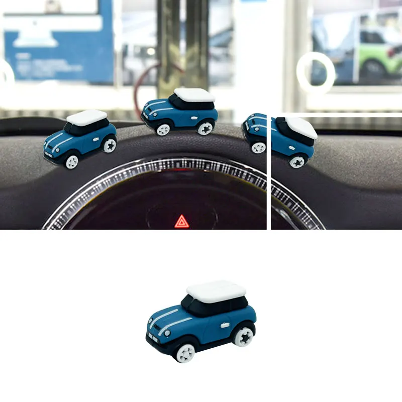 Creative Auto Model Ornaments Dashboard Navigation Screen Sticker Decor For Mini Cooper R55 R56 R60 R61 F54 F55 F56 F60