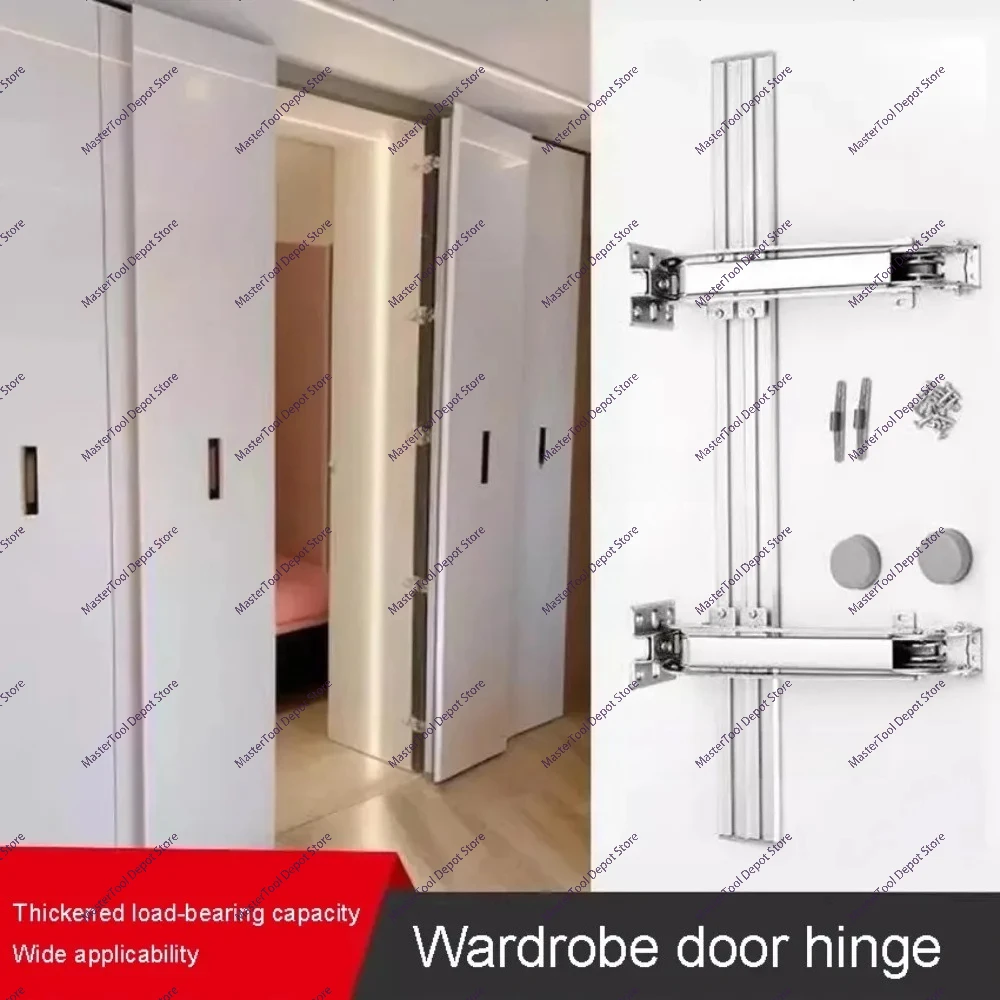 Cabinet Bus Door Hinge Cabinet System Door Lateral Hinge Damping Buffer Flat Door Wardrobe Corner