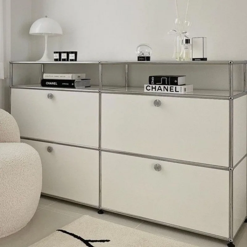 Module combination dining side cabinet TV cabinet bedside Internet celebrity storage cabinet of the same style