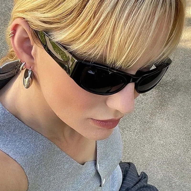 New Future Millennium Style Sunglasses For Women Trendy Street Y2K Personalized Sun Glasses Men Fashion Eyewear