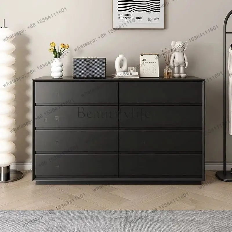 LSDustproof Black Living Room Cabinets Storage Nordic Narrow Living Room Cabinets Wooden Modern Vetrina Esposizione