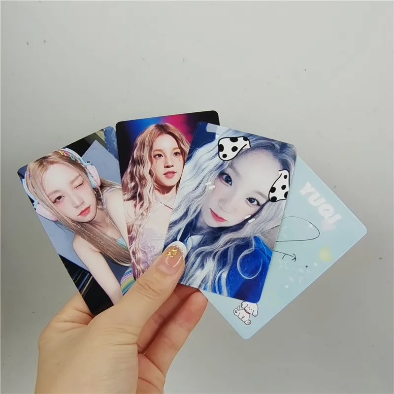 Imagem -04 - Cartões Lomo Kpop Paracartão Fotográfico Cartão Postal Presente de Fãs K-pop eu Queimo Morrer Iam -ty Gidle g g g Iam 55 Pcs Fãs