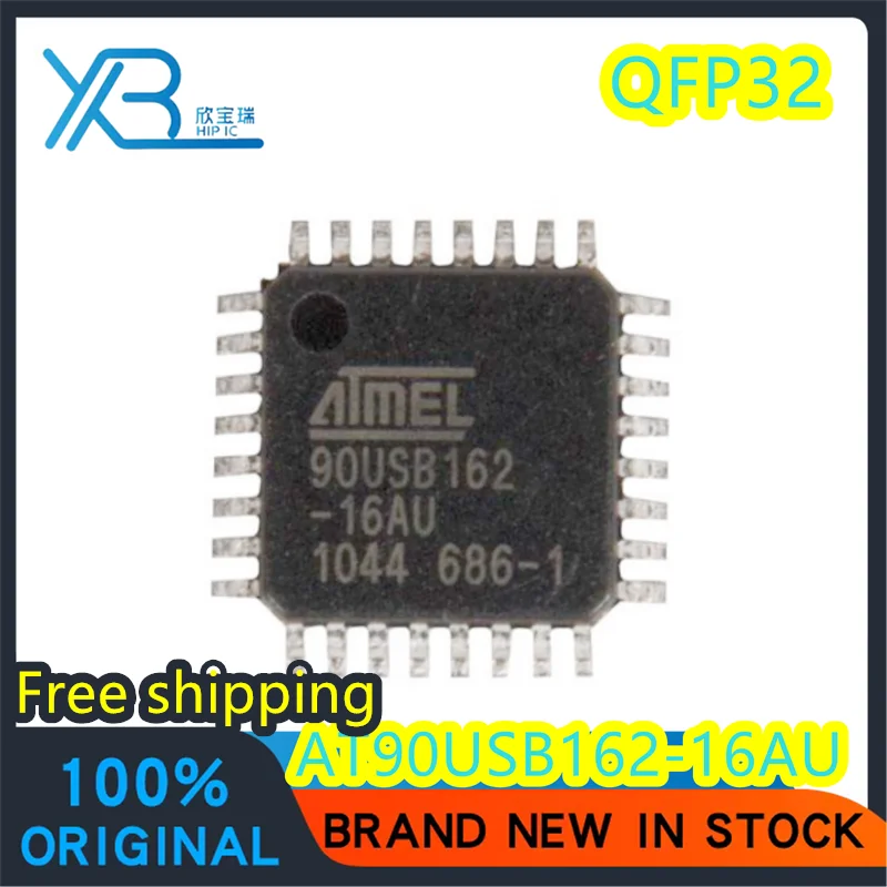 

(2/20 pieces) AT90USB162-16AU AT90USB162 QFP32 8-bit microcontroller -MCU 90USB162-16AU Original authentic Spot Free shipping