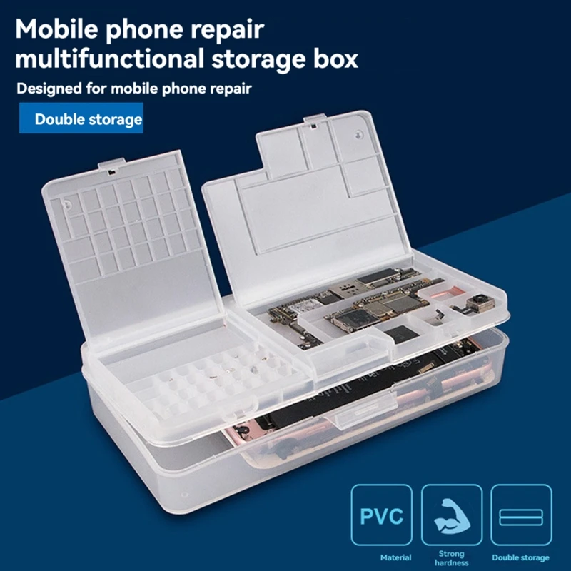 Parts Storage Box For IC Motheboard Parts Mobile Phone Openning Tools Repair Multi Function Storage Box