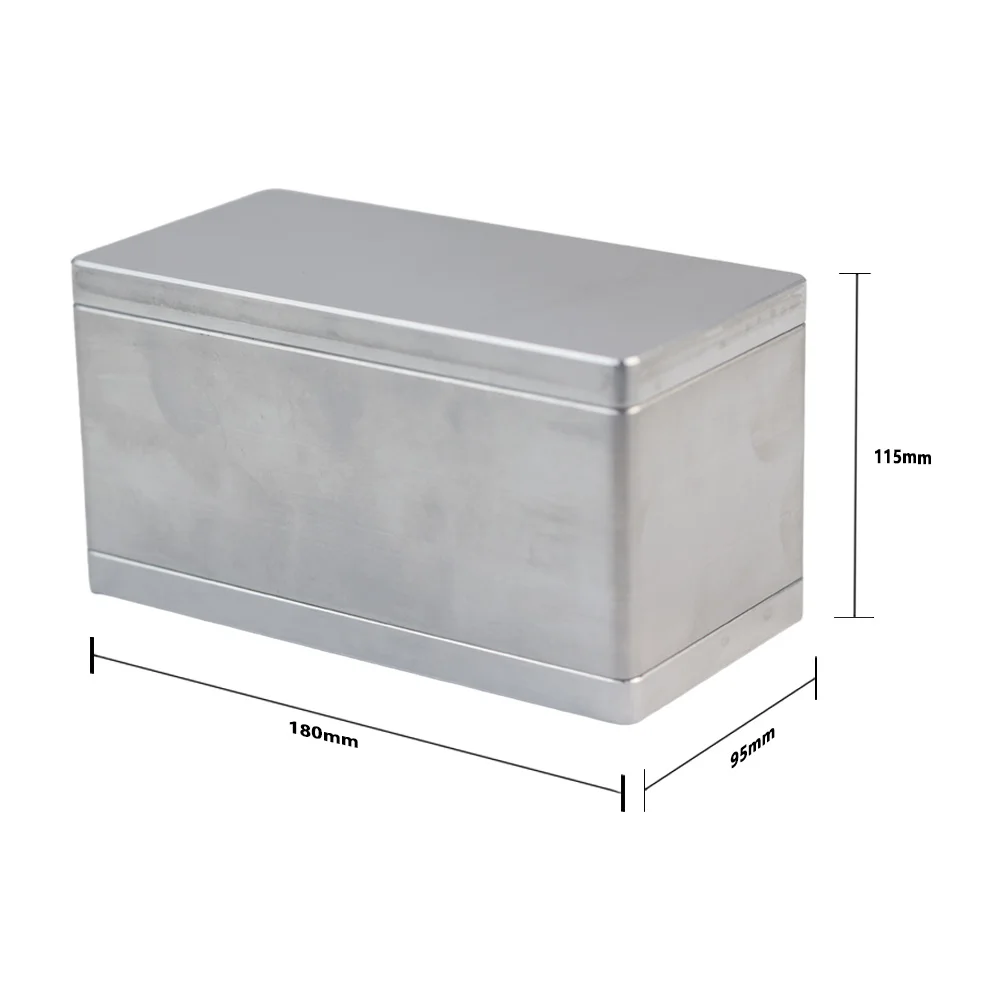 2X4in Rosin Machine Pre-Pressing Plate Pure Aluminum Pre-Pressing Mould Plate with Silicone Box