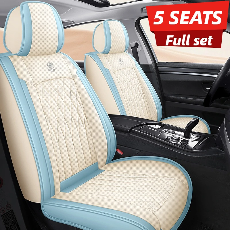 5-Seater Full Set of Universal - Leather Car Seat Covers Full Set Universal recension och pris