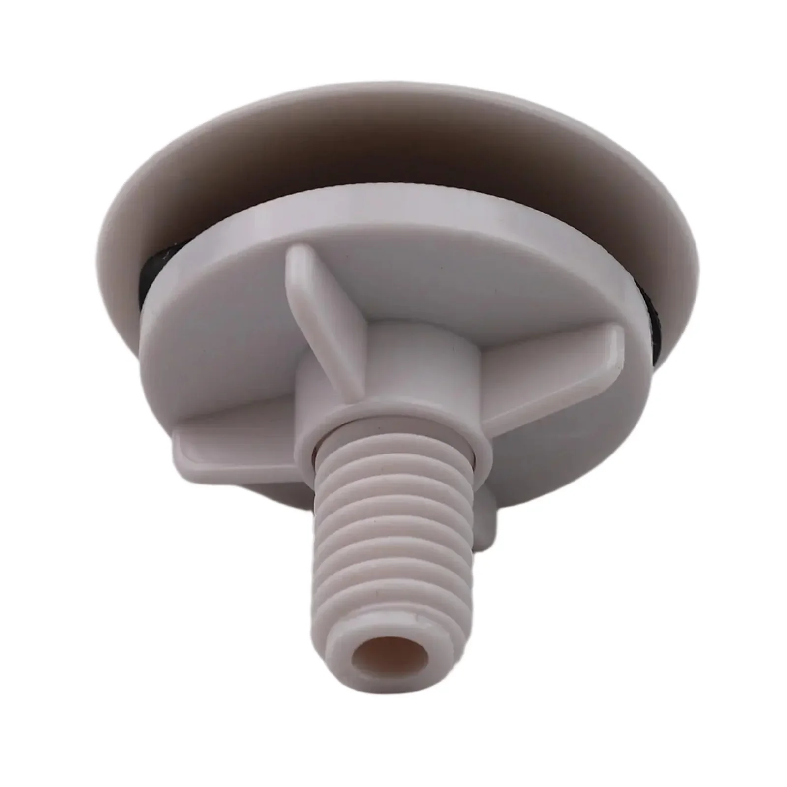 Kitchen Sink Tap Hole Cover With 49mm Diameter For Overflow Basin Opening Blanking Plate In White ABS Material