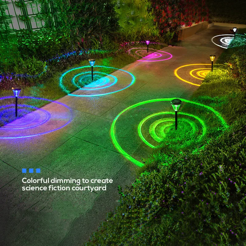 

Solar LED Light Outdoor Solar Lighting for The Garden Waterproof RGB Color Changing Solar Landscape Lawn Lamp Garden Lighting