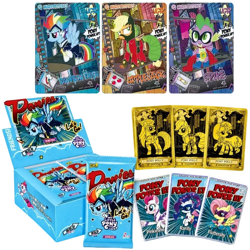 Kayou My Little Pony Friendship Forever Trading Cards Wave 7 Fun Shadow Pack Full Box Authentic Collectible Card Game