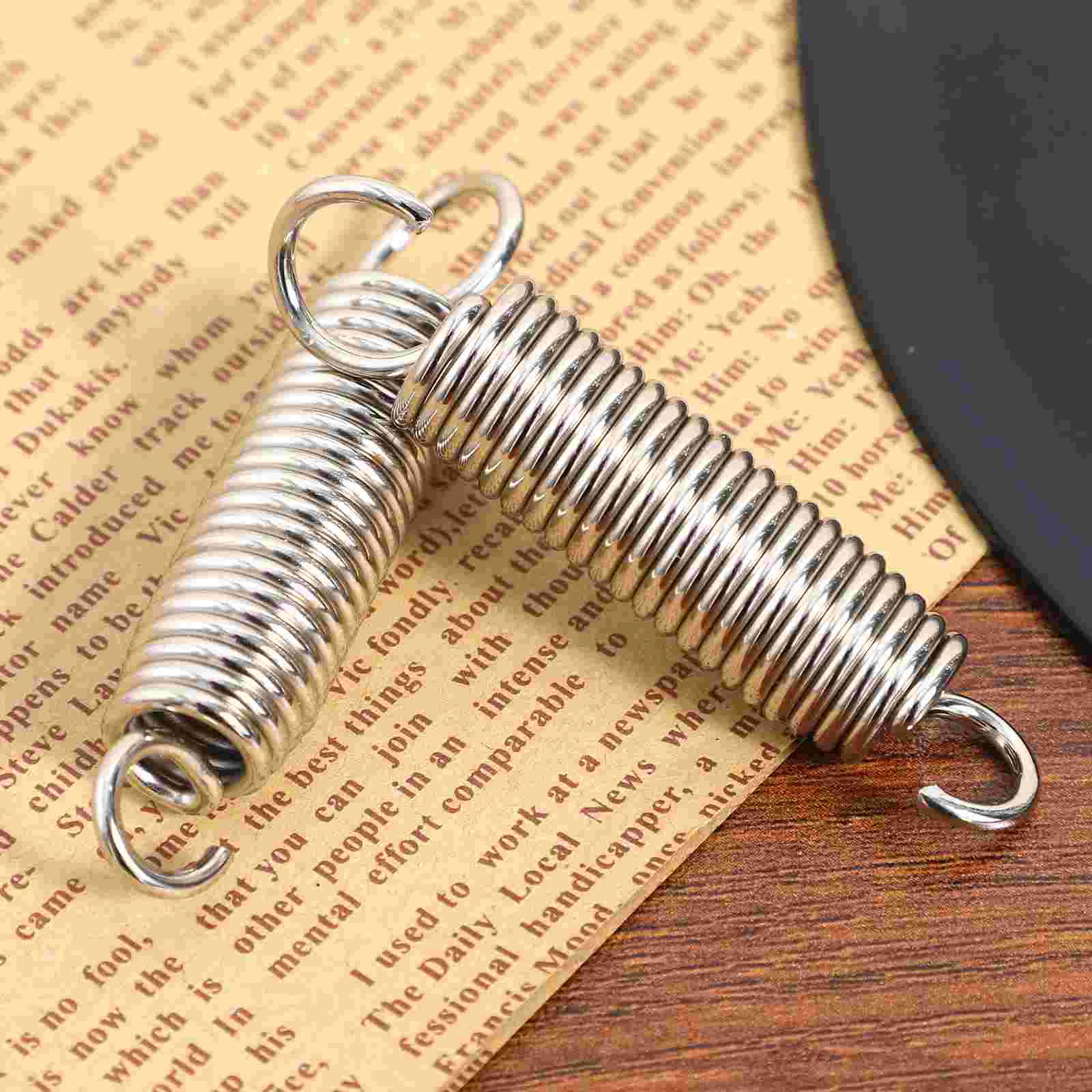 2 Pcs Drum Kick Pedal Spring Bass Tension Springs Double Pedals Part Percussion Metal