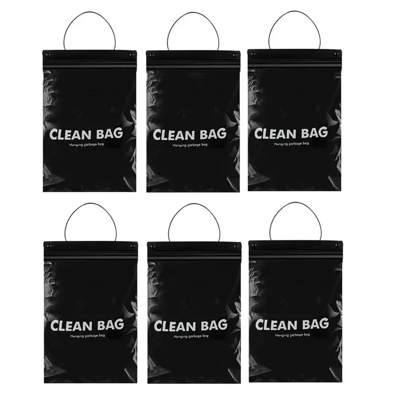 Disposable 100 Bags Hanging Car Trash Bags Leak-Proof, Odor Seal 2 Gallon Car Garbage Bags. Alternative To Car Trash