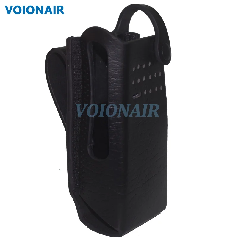

VOIONAIR Soft Genuine Leather Carrying Case For Motorola XIR P8600 Two Way Radio