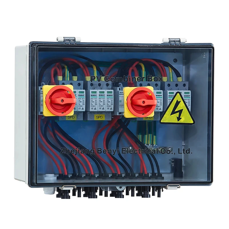 BENY solar  pv strings dc combiner box 4  IP66 hot sale for  Pv safety