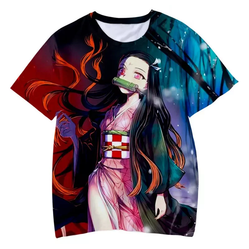 

2025 Children's Short Sleeve Sweatshirt Anime Top 3D Printed T-Shirt Anime Boy Girl Summer Street Fashion T-Shirt Short Sleeve