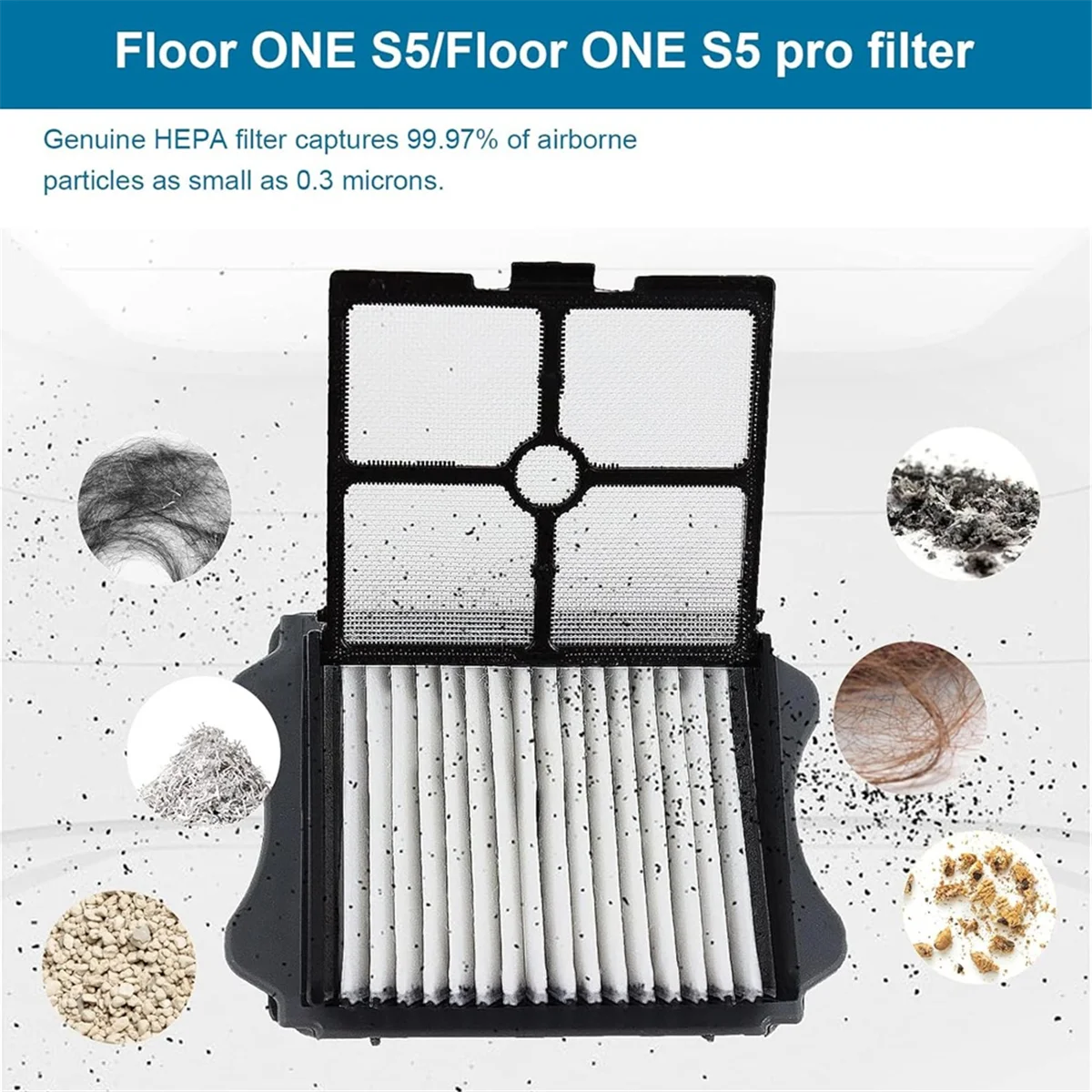 ملحقات المكنسة الكهربائية استبدال فرشاة البكرات والمرشحات للأرضية ONE S5/Floor One