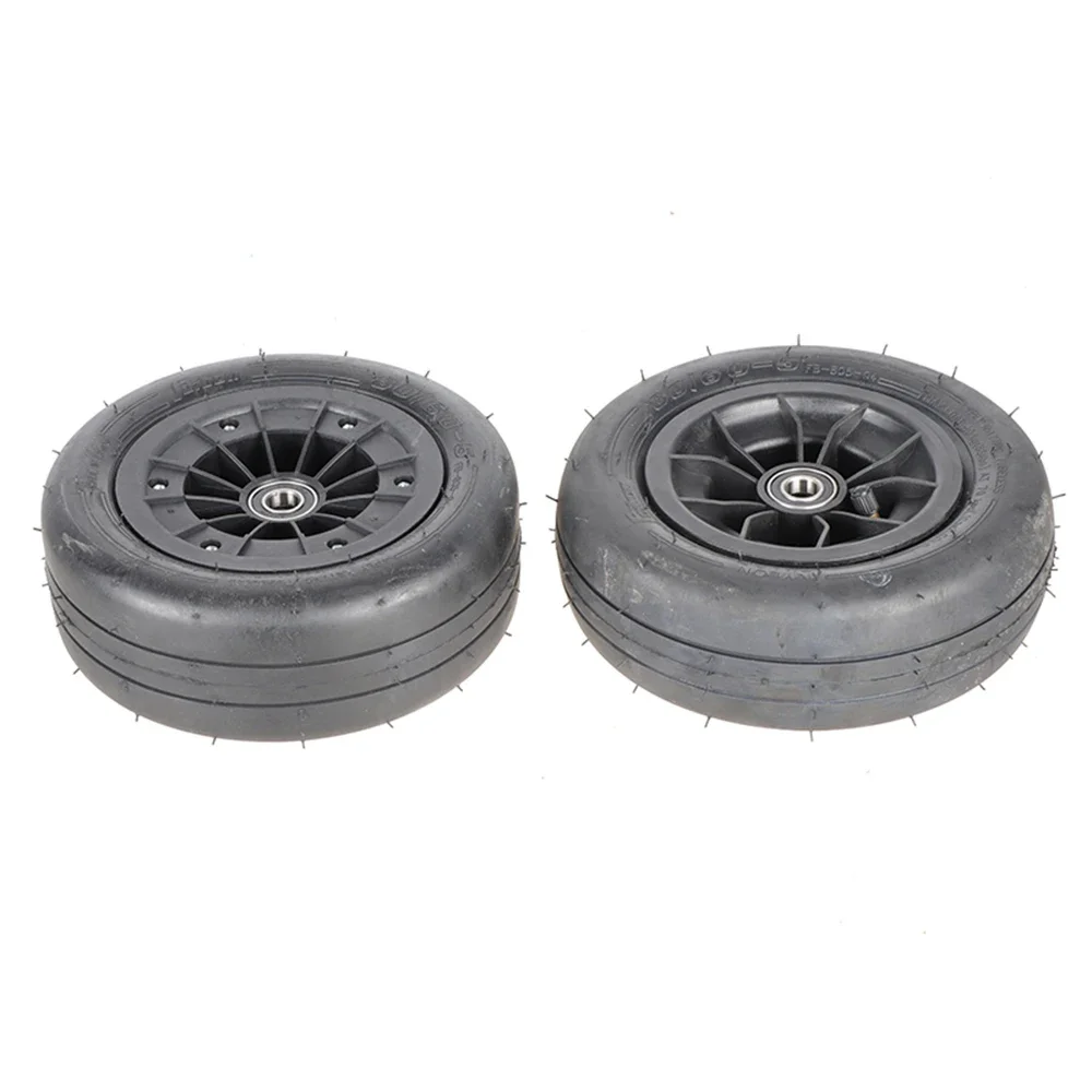 Pneu sem câmara de ar de 80/60-5 rodas com cubo de roda para ninebot mini pro karting rodas dianteiras de kart elétrico para crianças