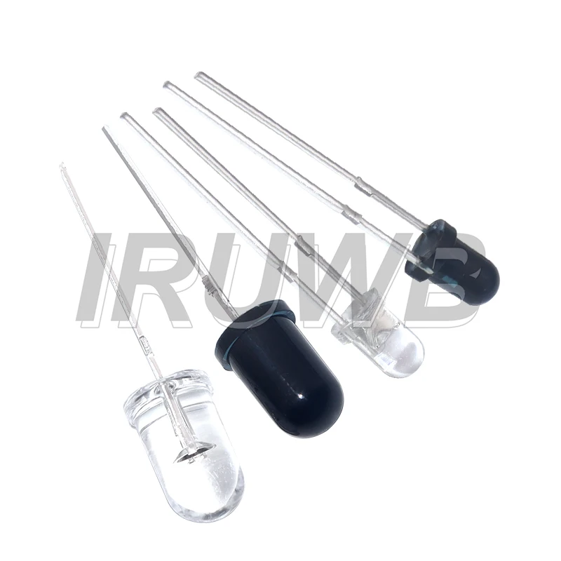 10 أزواج من الثنائيات F3 F5 لـ Arduino DIY 3 مللي متر 5 مللي متر 940nm المصابيح باعث الأشعة تحت الحمراء وصمام ثنائي لاستقبال الأشعة تحت الحمراء