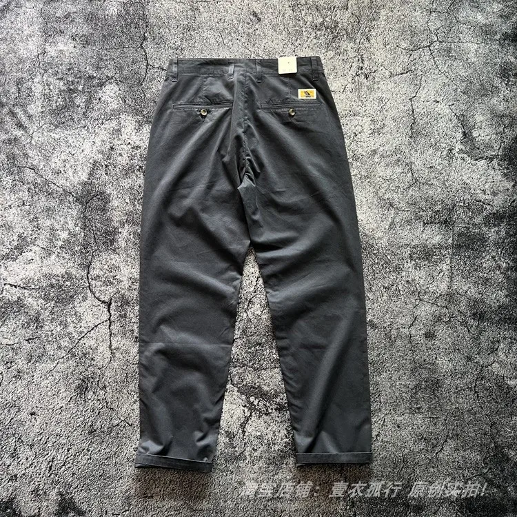 American Vintage Classic Black Cat 100% Cotton Washed Casual Pants