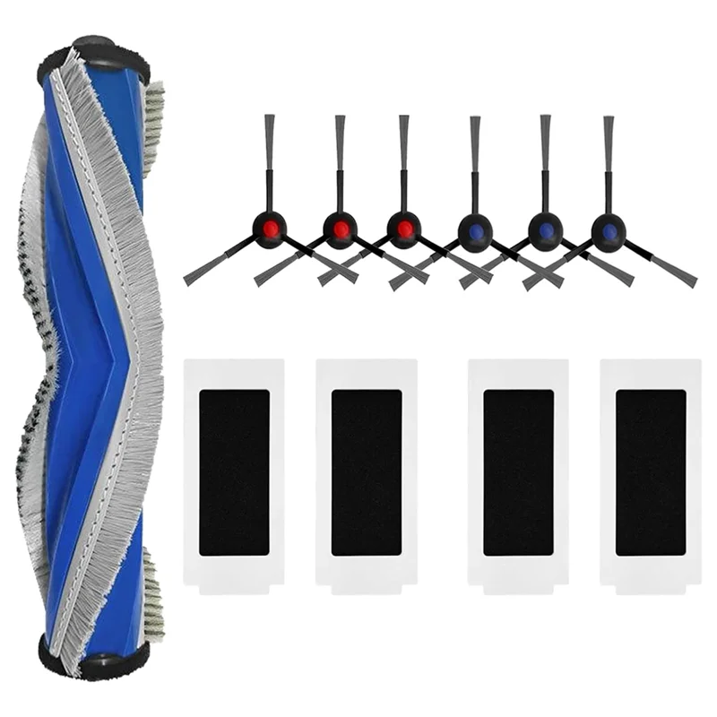 AT51-Para Ecovacs Deebot T30 Omni, T30 Pro Omni, T30 Max aspiradora cepillo lateral principal piezas de repuesto de filtro Hepa