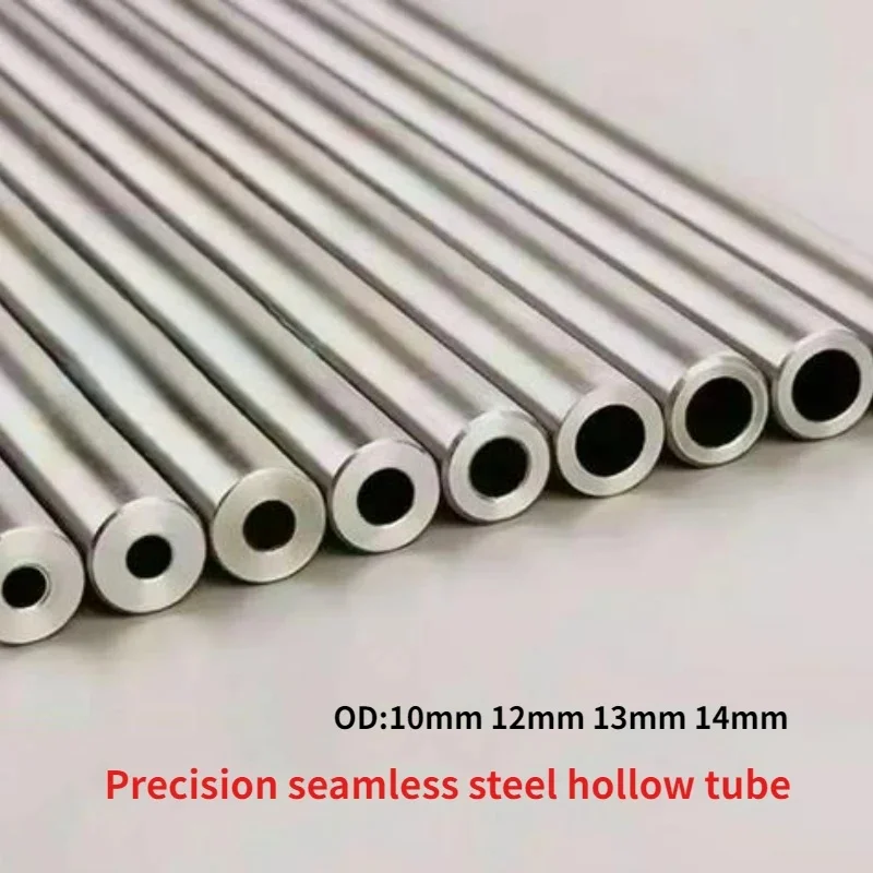 1Pcs Precision Seamless Steel Tube OD 10-14mm ID 4-12mm For Hydraulic Cylinder Instrument Automotive Length 500mm