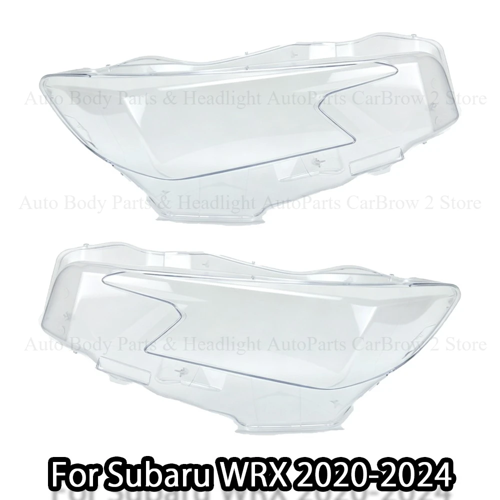Transparent Front Light Mask Fit For Subaru Impreza WRX VA 2020-2024 Clear Lamp Outer Casing Cracked Headlight Replacement