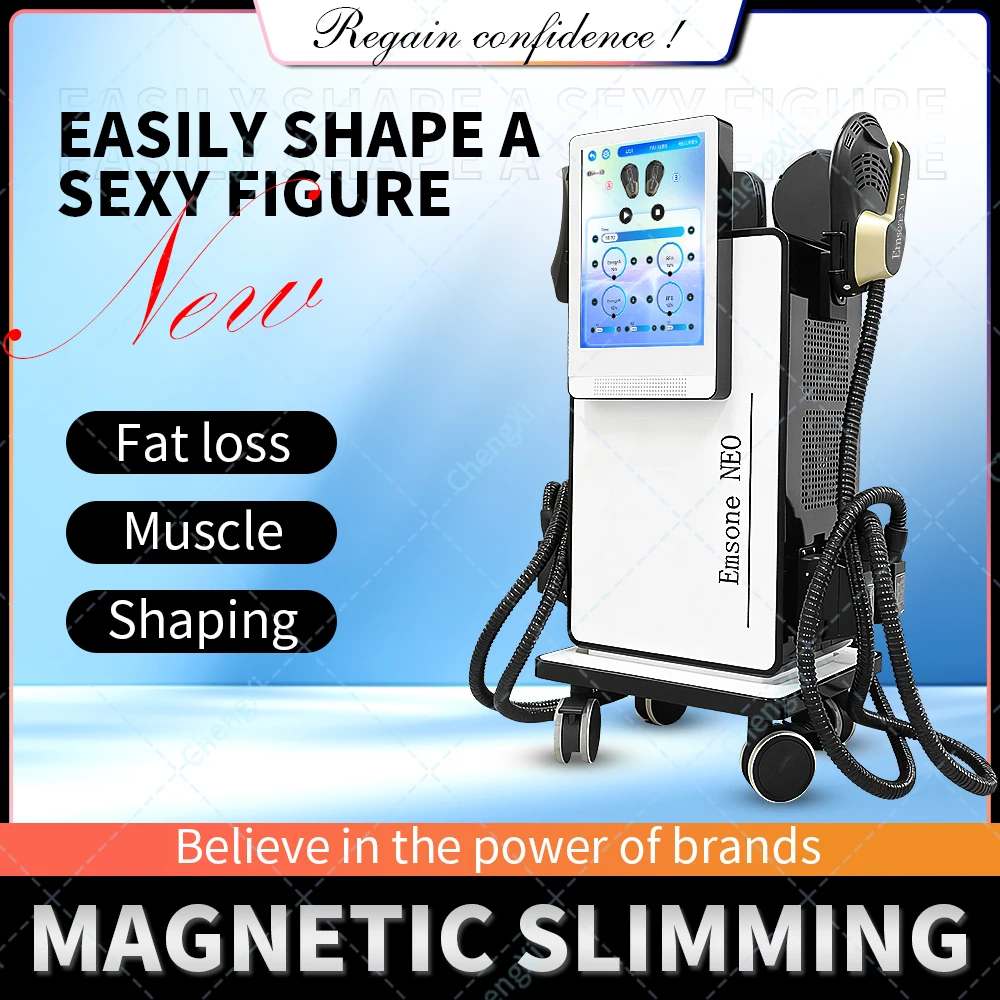 6500W Body Sculpting Machine EMS Muscle Stimulator RF Emsone NEO Body Slimming Weight Lose Beauty Salon Equipment with 200hz