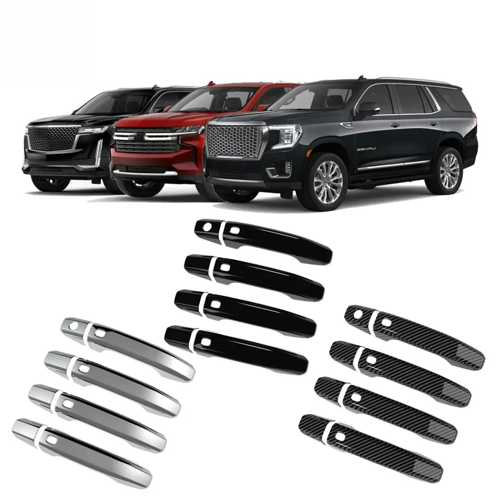 

Accessories For 2024-2025 Chevrolet Tahoe/Suburban GMC Yukon/Cadillac Escalade Chrome Door Handle Cover Sticker Body Mouldings