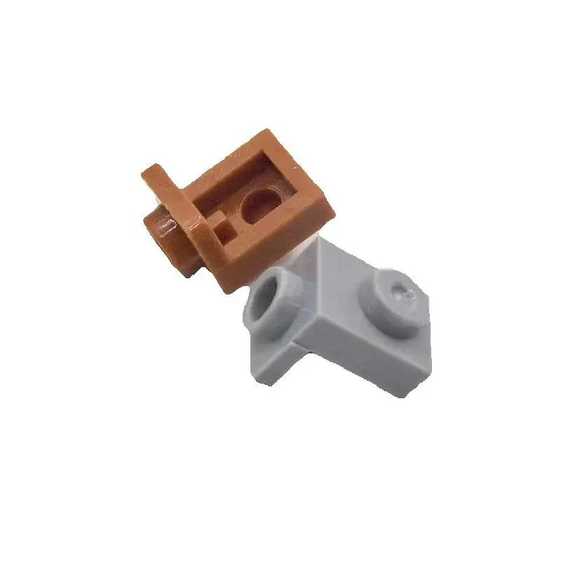 

10PCS 36841 Front Side 2Holes Bracket 1 x 1 - 1 x 1 Block Moc Compatible with Brick DIY Children's ToysWange 36841 50